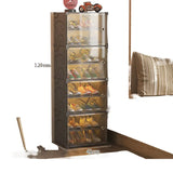 Armoire de rangement pour chaussures domestique T1, étagère multicouche durable, entrée dans la porte contre le mur, meuble de bain