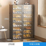 Armoire de rangement pour chaussures domestique T1, étagère multicouche durable, entrée dans la porte contre le mur, meuble de bain