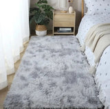 VIKmemorial-Couverture de lit en peluche pour chambre à coucher, tapis de maison complet, nordique, salon, fille, polymères de sol, 40x60cm
