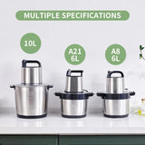 Hachoir à viande électrique en acier inoxydable, offre spéciale, prix d'usine, grand batteur d'igname fufu, 6L