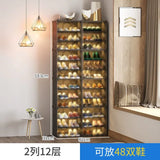 Armoire de rangement pour chaussures domestique T1, étagère multicouche durable, entrée dans la porte contre le mur, meuble de bain