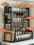 Étagères à épices T1, 2/3 couches, rangement de cuisine, étagère d'assaisonnement, condiments, couteau, porte-planche à découper, égouttoir, accessoires de rangement
