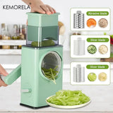 Coupe-légumes à rouleau multifonctionnel 3 en 1, trancheuse, carotte, hachoir à pommes de terre, râpe à fromage à distance, outil d'accessoires de cuisine
