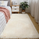 VIKmemorial-Couverture de lit en peluche pour chambre à coucher, tapis de maison complet, nordique, salon, fille, polymères de sol, 40x60cm