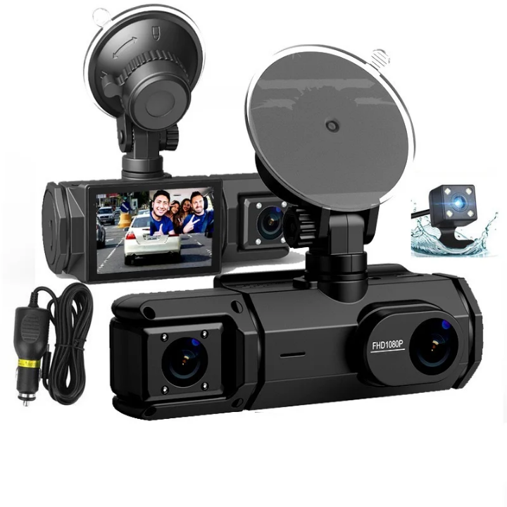 Dashcam Double Caméra Voiture Full HD 1080P – Avant & Arrière avec Vision Nocturne