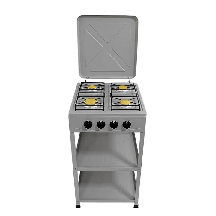 Cuisinière à 4 feux avec étagère