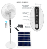 Ventilateur Solaire Rechargeable 16” – Jusqu’à 8h d’Autonomie Sans Électricité ☀️🔋