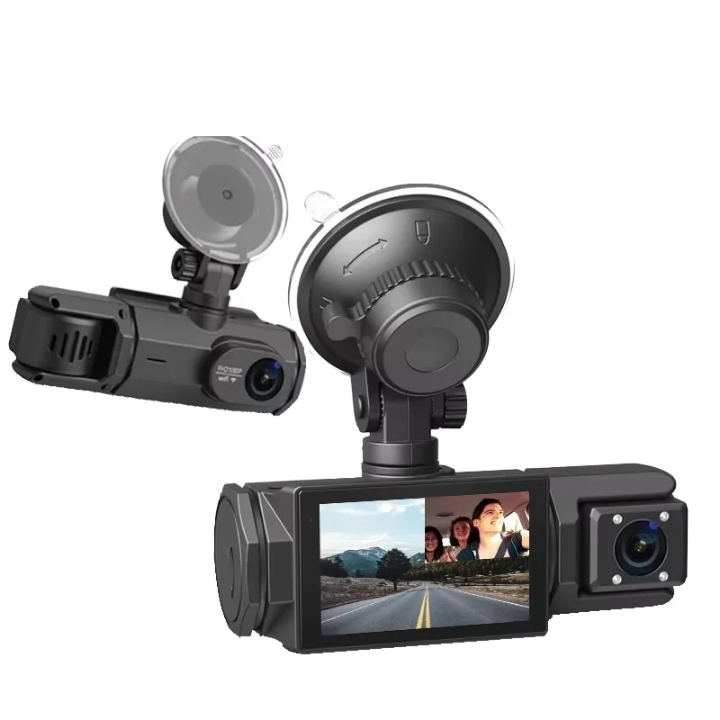 Dashcam Double Caméra Voiture Full HD 1080P – Avant & Arrière avec Vision Nocturne